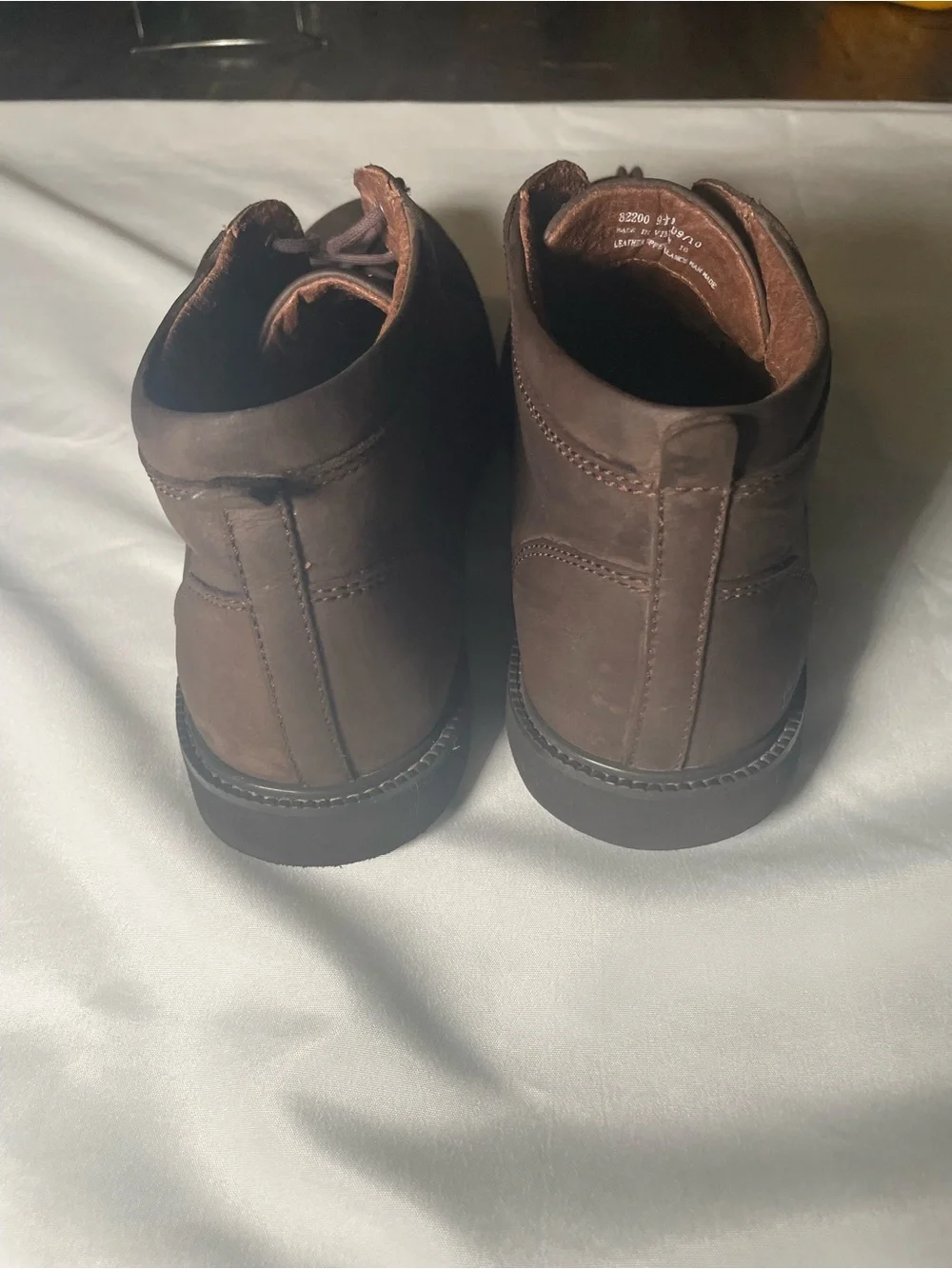 Clarks‎ Men's Brown Leather Lace-Up Boots waterproof